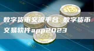 数字货币交流平台 数字货币交易软件app2023